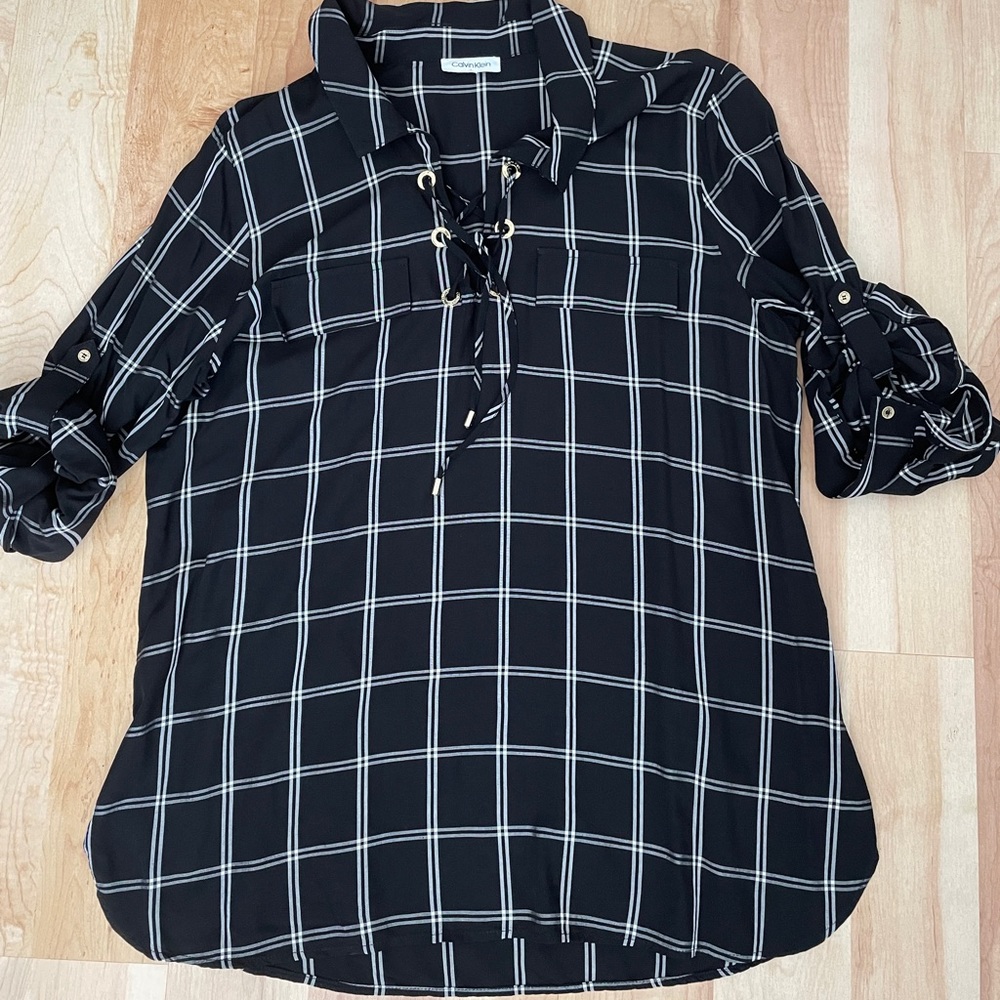 Calvin Klein, blouse, top, L, NWOT